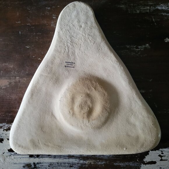 Amaranth Stoneware Butterfly Puddler Fern Design, Stoneware and Recycled Glass - Picture 5 of 6